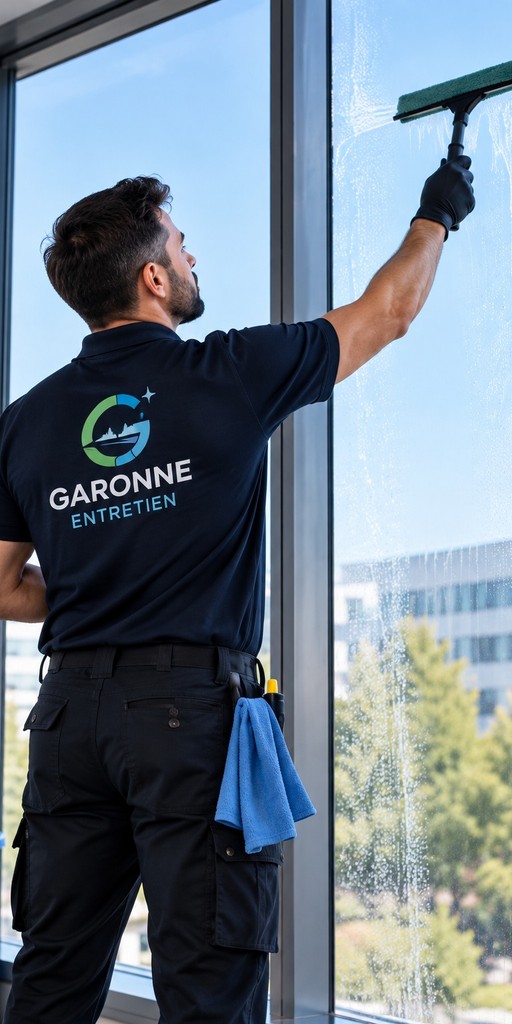 Nettoyage de vitres par Garonne Entretien